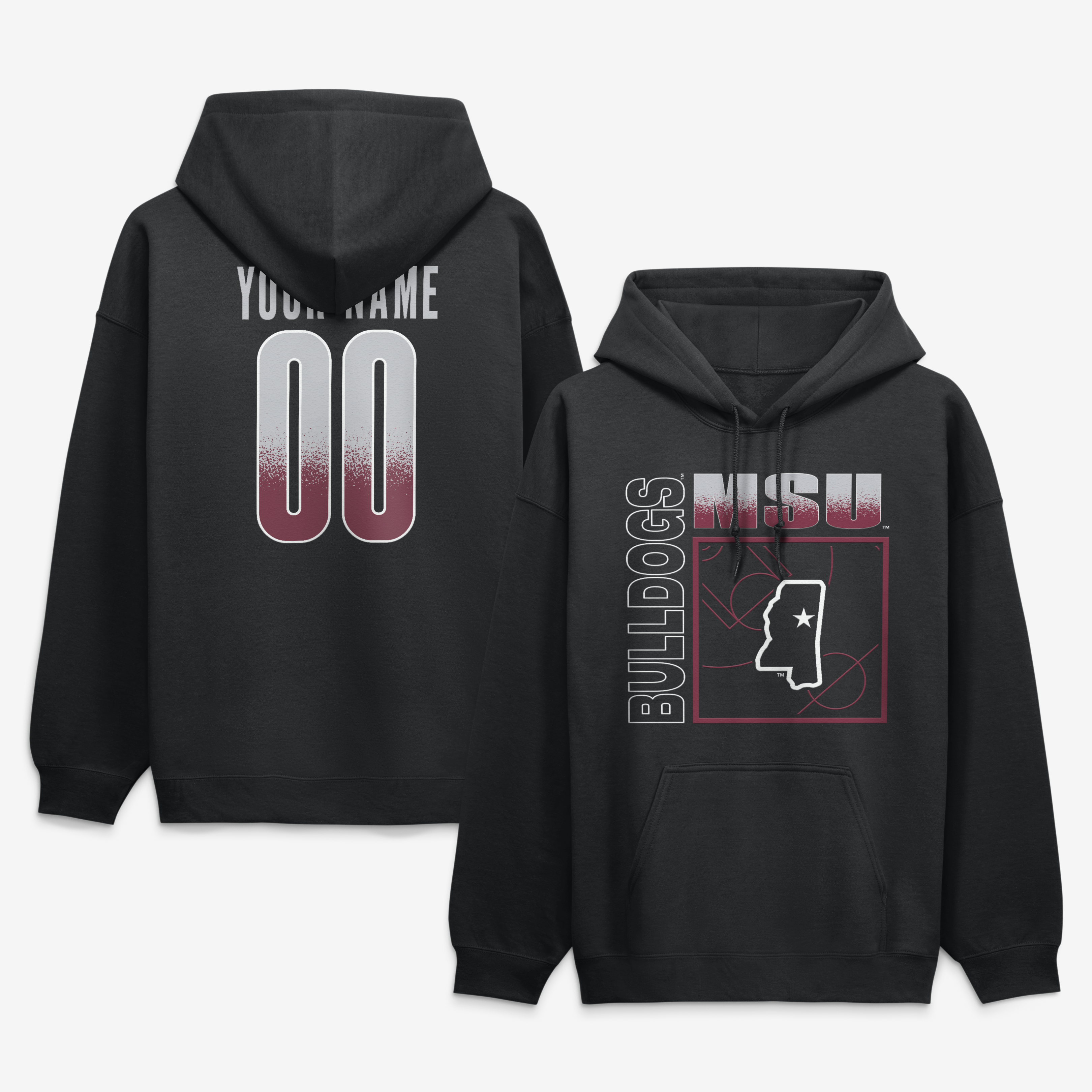 Men’s Black Mississippi State Bulldogs Big & Tall Home Court Pop Personalized Any Name & Number Hoodie Men’s Black Mississippi State Bulldogs Big & Tall Home Court Pop Personalized Any Name & Number Hoodie