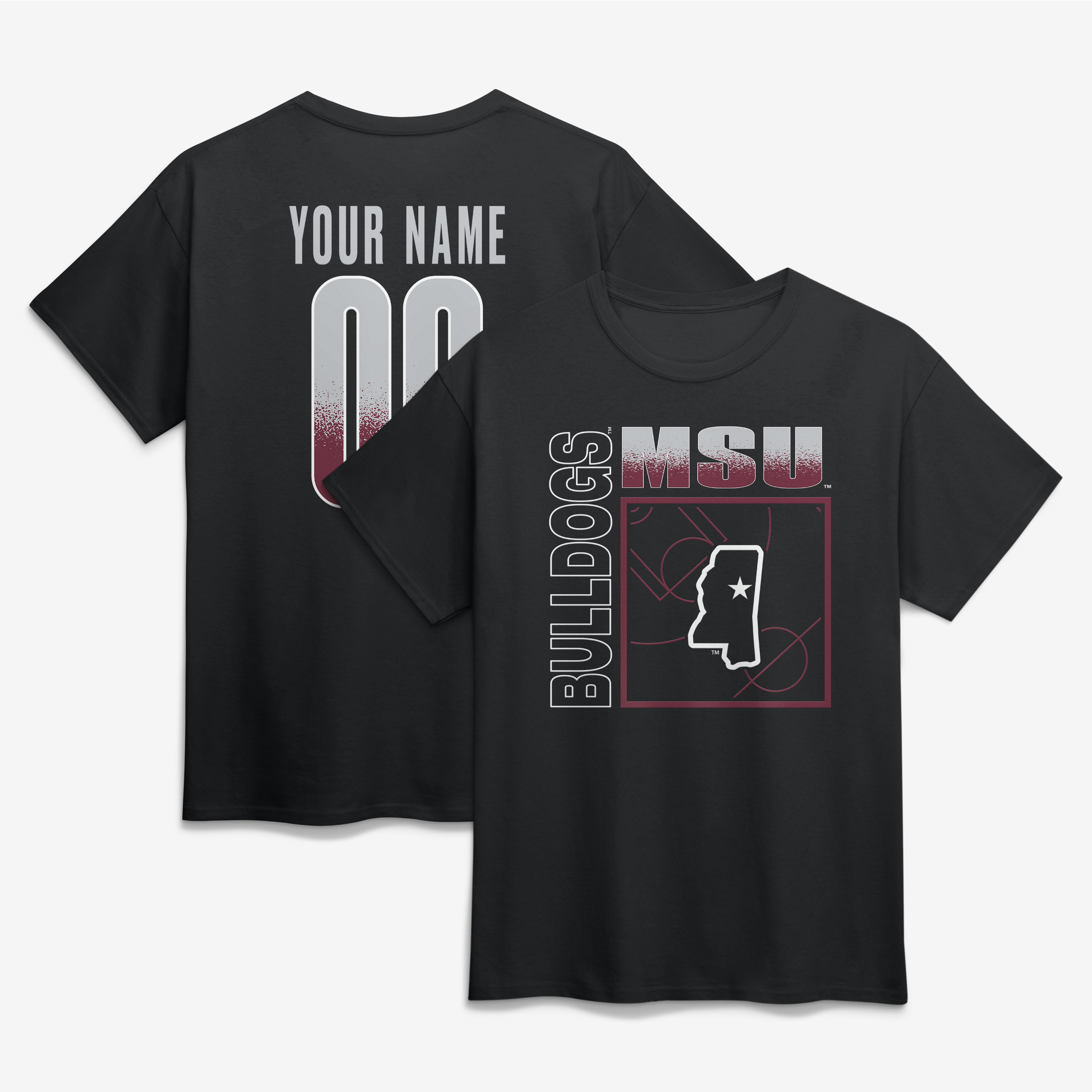Men’s Black Mississippi State Bulldogs Big & Tall Home Court Pop Personalized Any Name & Number T-Shirt Men’s Black Mississippi State Bulldogs Big & Tall Home Court Pop Personalized Any Name & Number T-Shirt