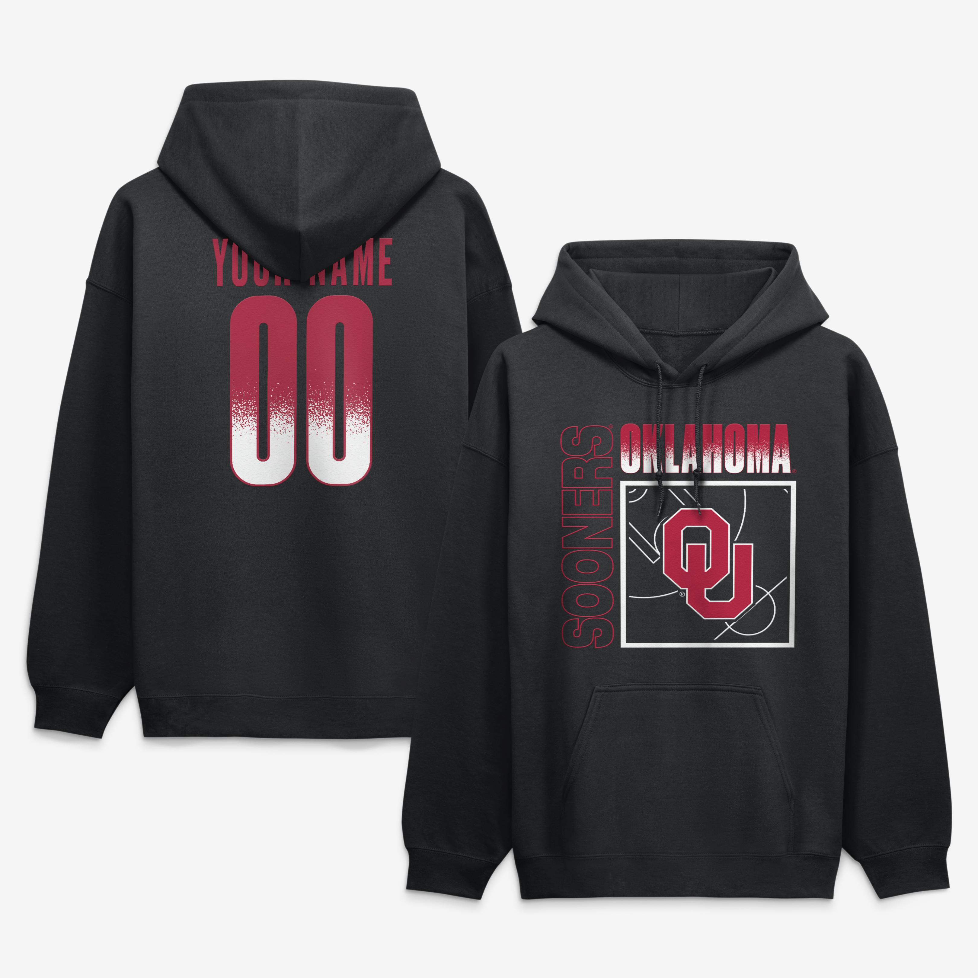 Men’s Black Oklahoma Sooners Big & Tall Home Court Pop Personalized Any Name & Number Hoodie Men’s Black Oklahoma Sooners Big & Tall Home Court Pop Personalized Any Name & Number Hoodie