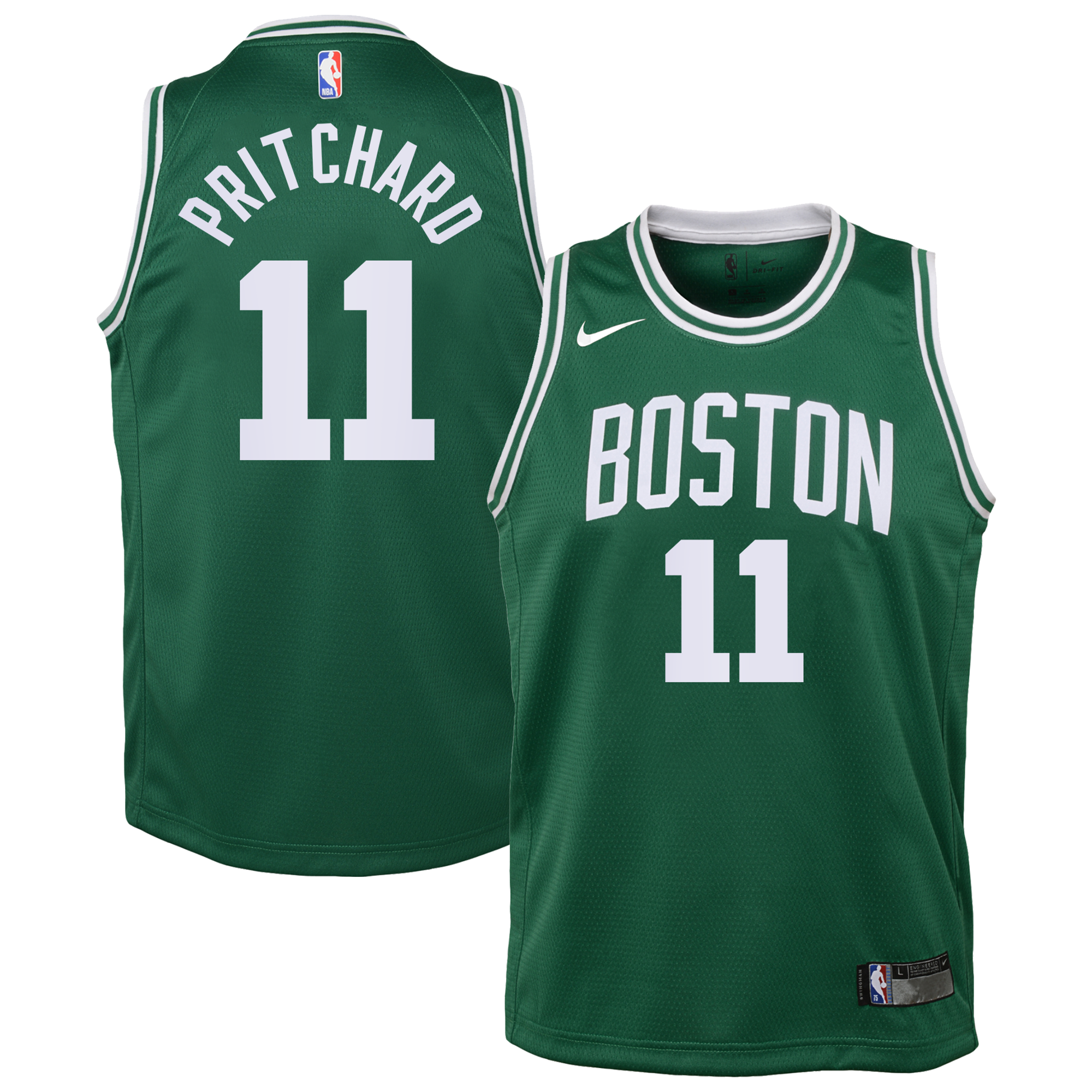 Camiseta Boston Celtics Nike Icon Edition Swingman - Verde Kelly - Payton Pritchard - Juvenil