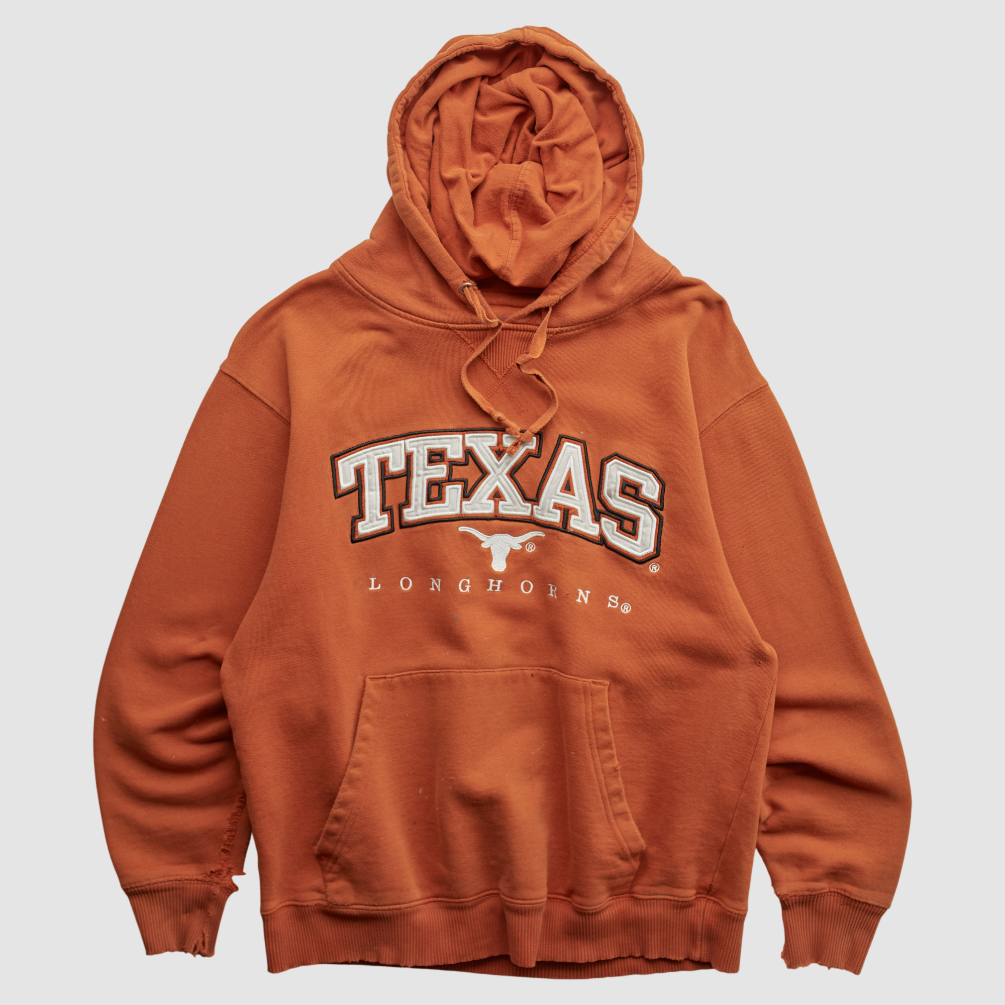 Texas Longhorns 2010s Hooded Pullover Sweatshirt – Orange – XS by Fanatics Real Vintage