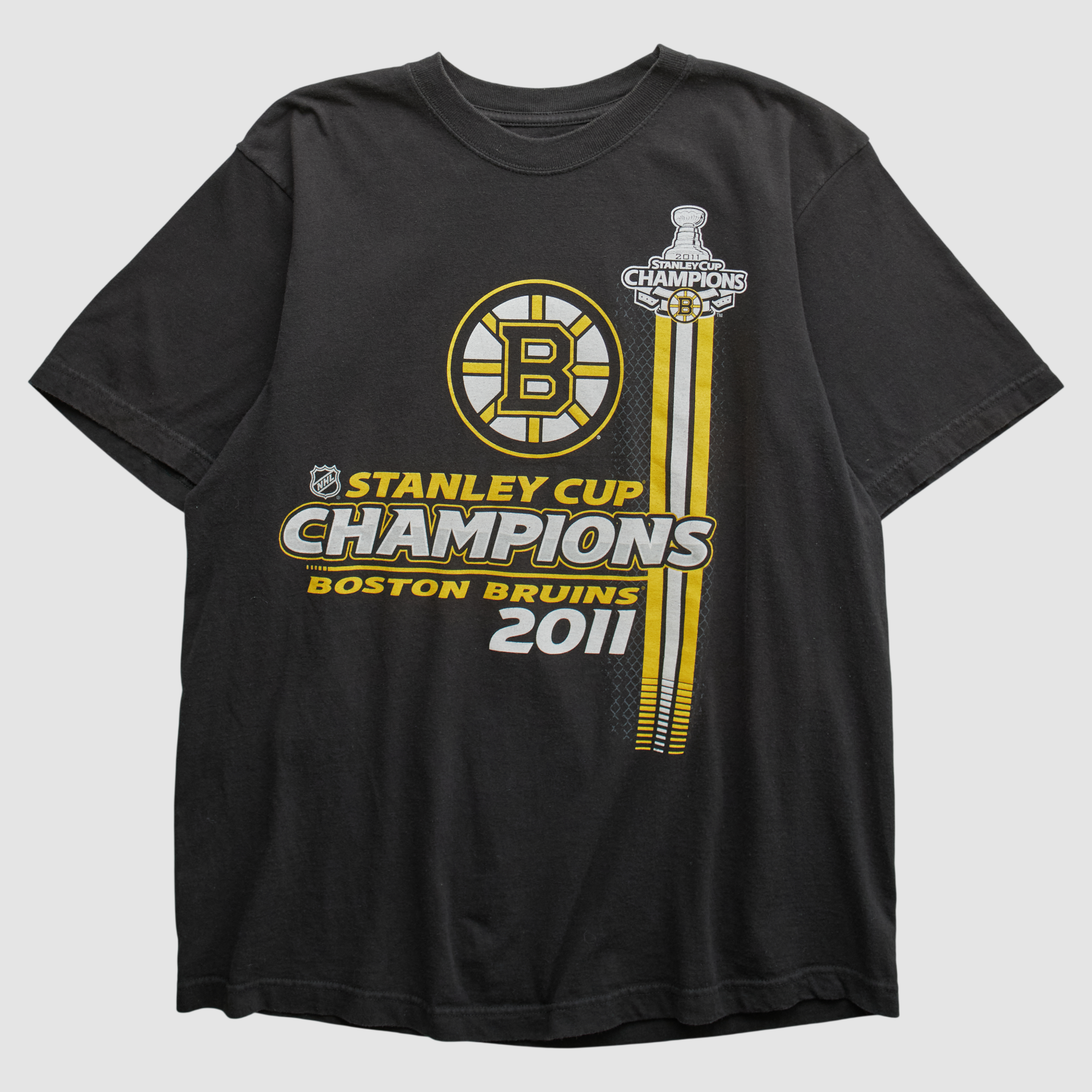 Boston Bruins Reebok 2011 T-shirt – Black – S by Fanatics Real Vintage