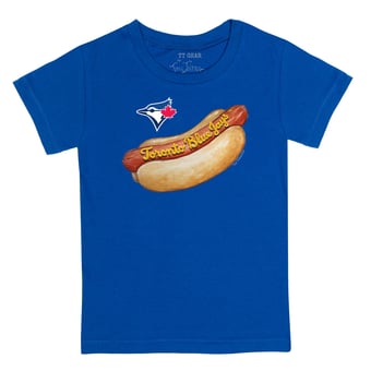 Infant Tiny Turnip Royal Toronto Blue Jays Hot Dog T-Shirt