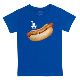 Youth Tiny Turnip Royal Los Angeles Dodgers Hot Dog T-Shirt