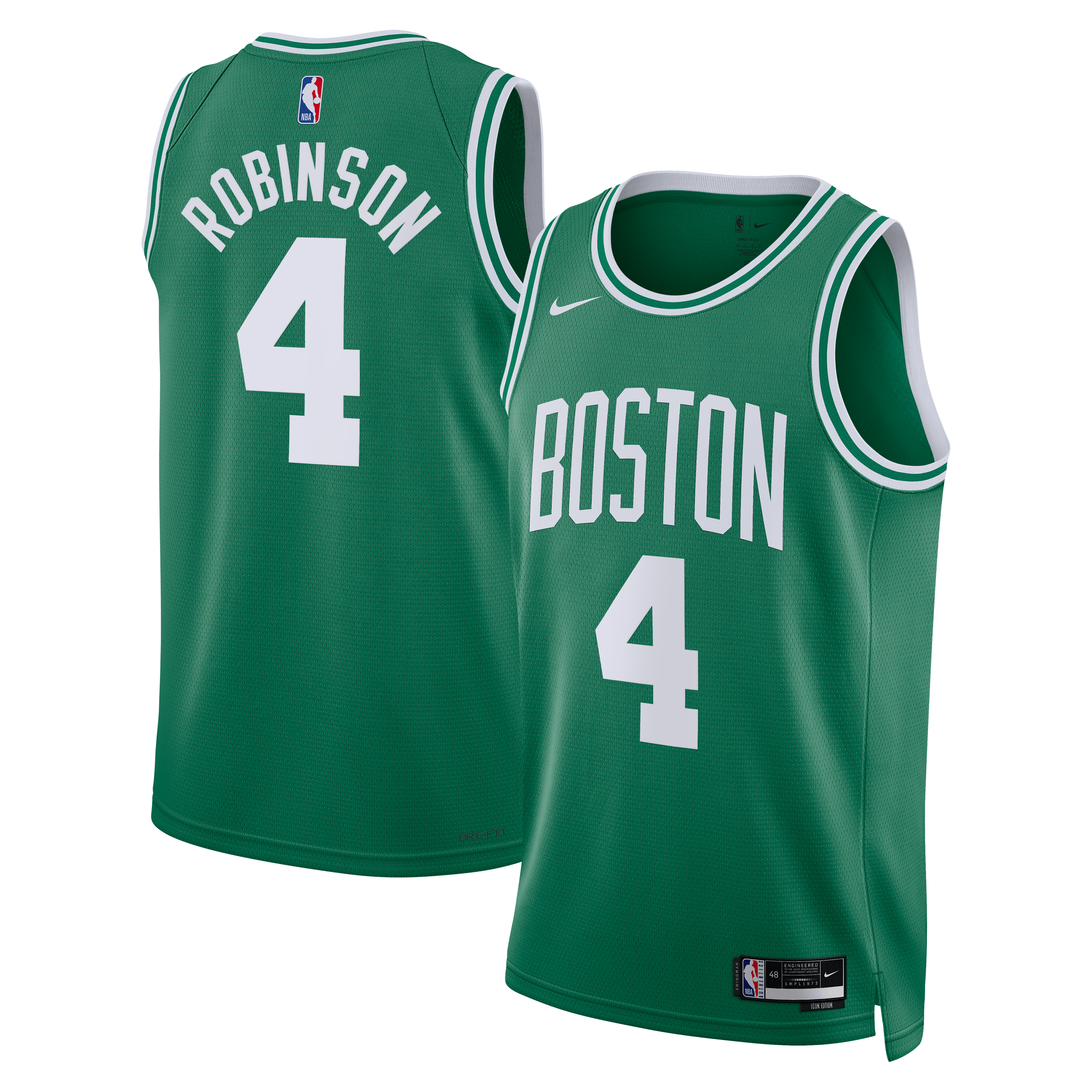 Unisex Nike Mitchell Robinson Kelly Green Boston Celtics Swingman Jersey - Icon Edition