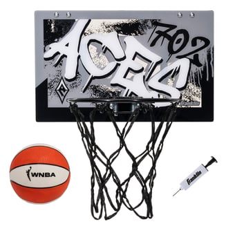 Franklin Sports Las Vegas Aces Over-the-Door Basketball Hoop Set
