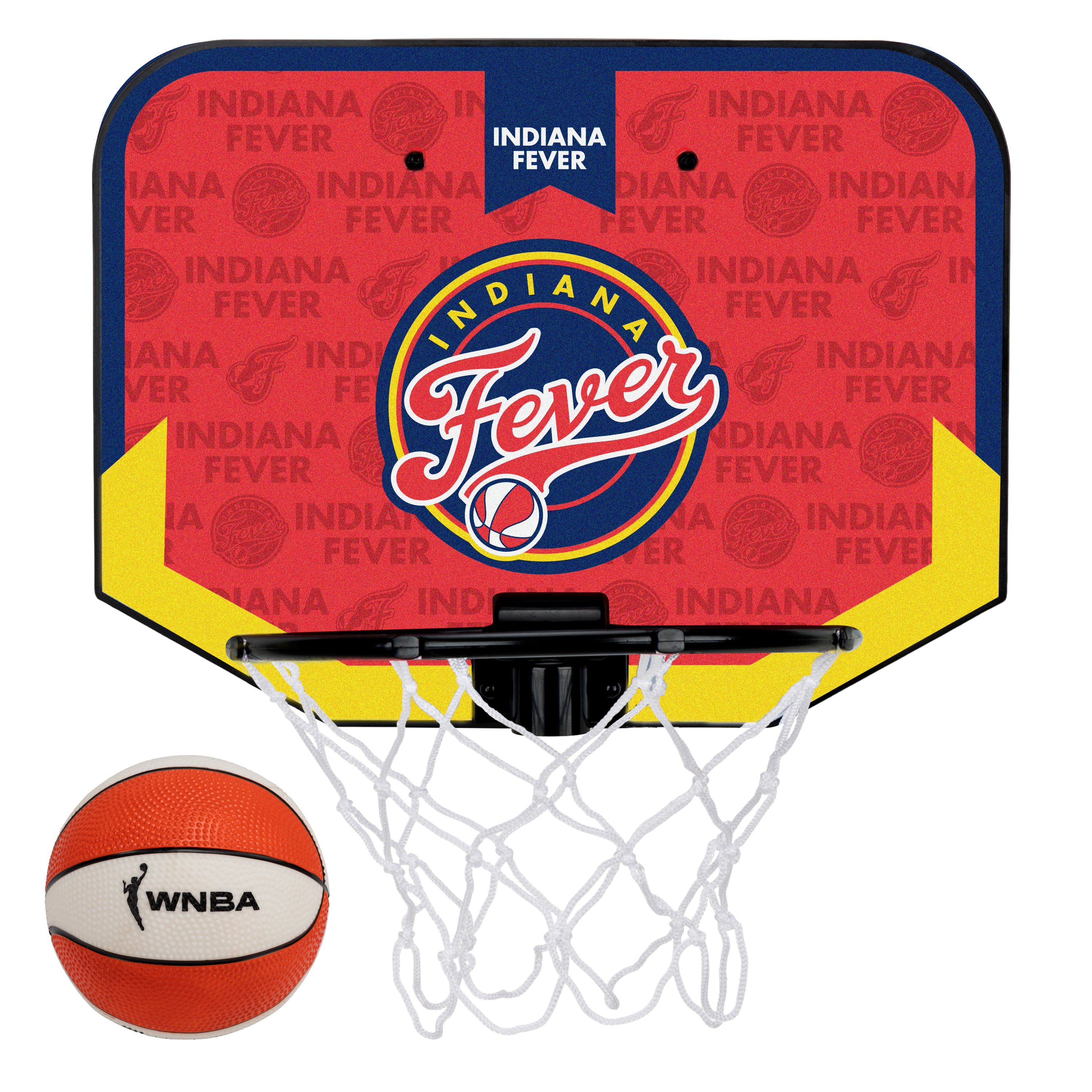 Franklin Sports Indiana Fever Mini Over-the-Door Basketball Hoop Set
