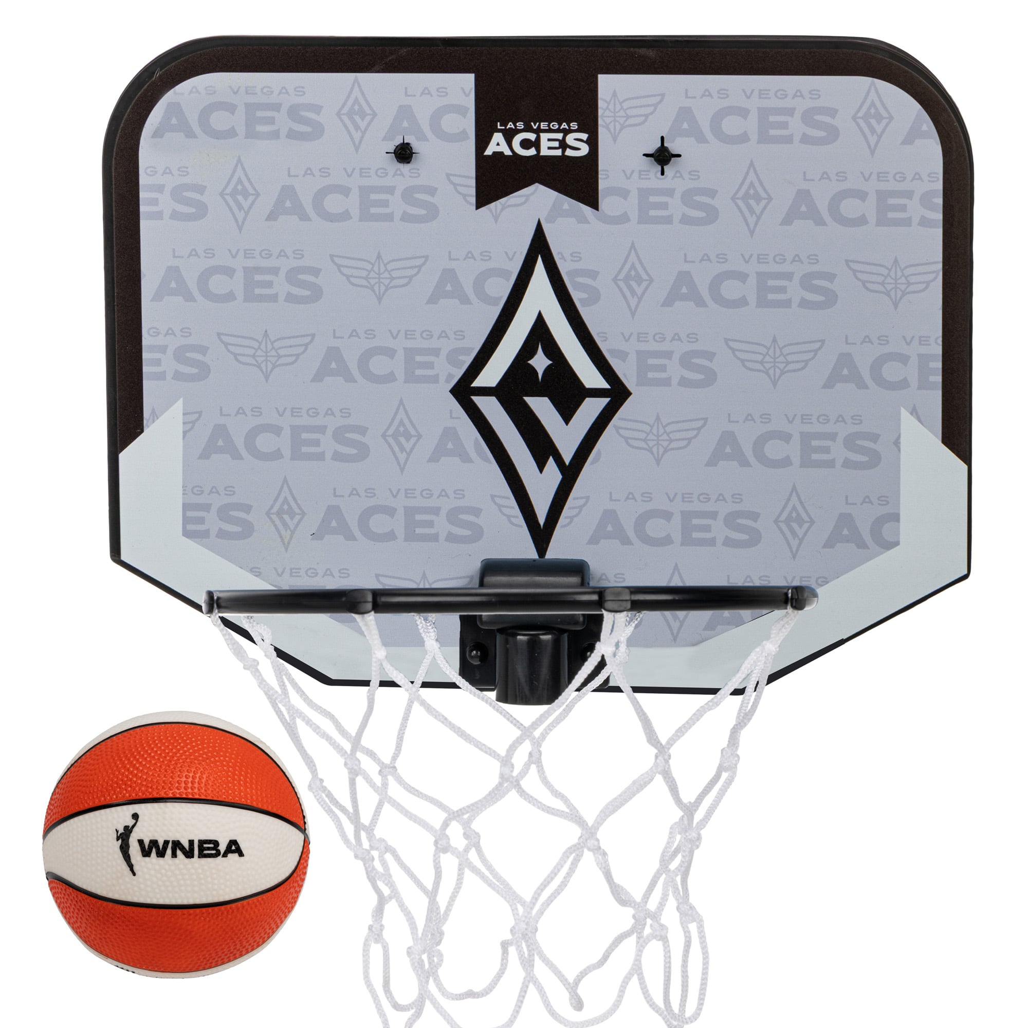 Franklin Sports Las Vegas Aces Mini Over-the-Door Basketball Hoop Set