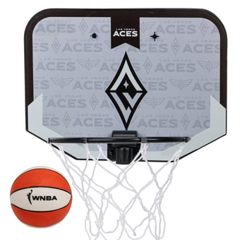 Franklin Sports Las Vegas Aces Mini Over-the-Door Basketball Hoop Set