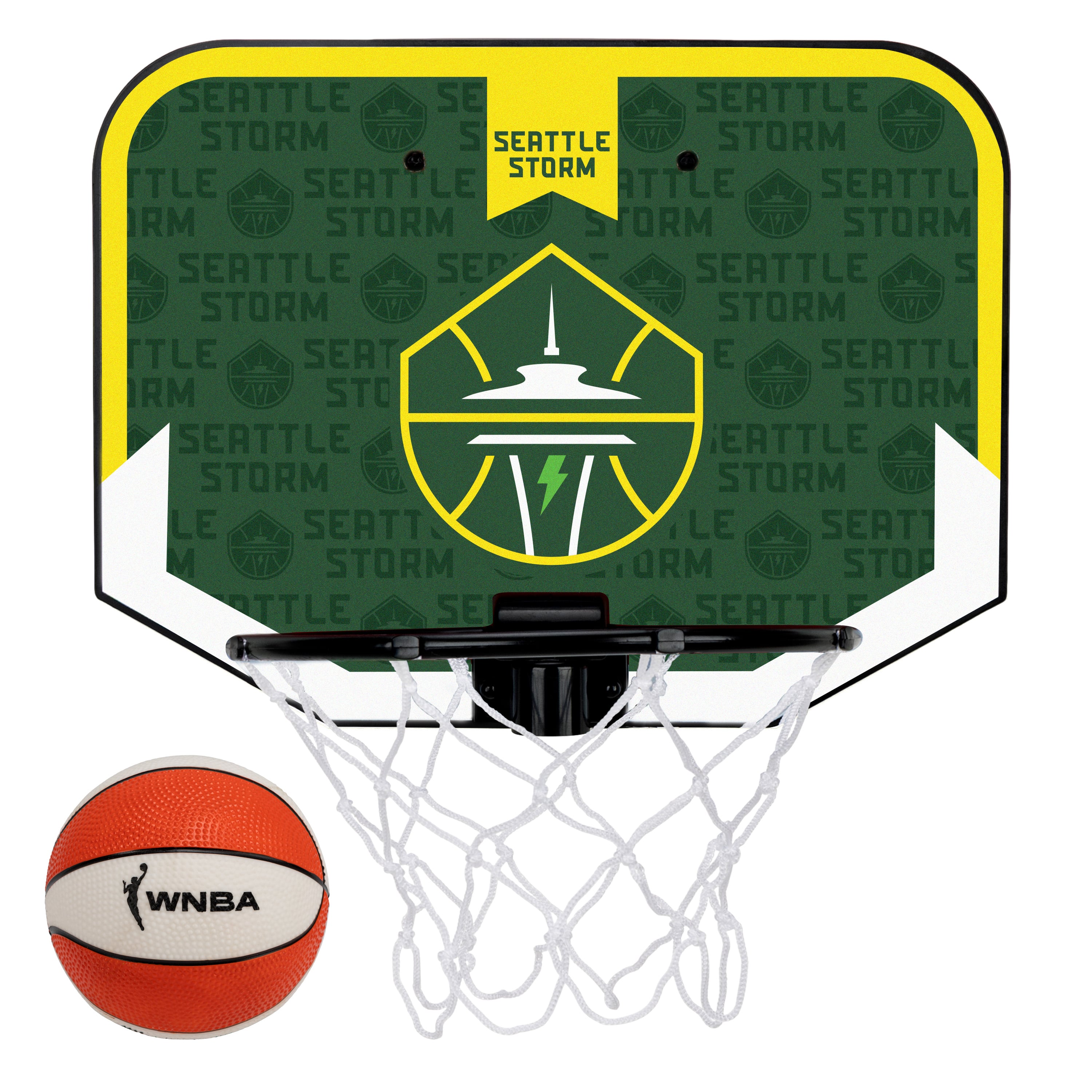 Franklin Sports Seattle Storm Mini Over-the-Door Basketball Hoop Set
