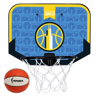 Franklin Sports Chicago Sky Mini Over-the-Door Basketball Hoop Set