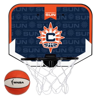 Franklin Sports Connecticut Sun Mini Over-the-Door Basketball Hoop Set