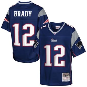 Toddler Mitchell & Ness Tom Brady Navy New England Patriots Legacy Retired Player Jersey
