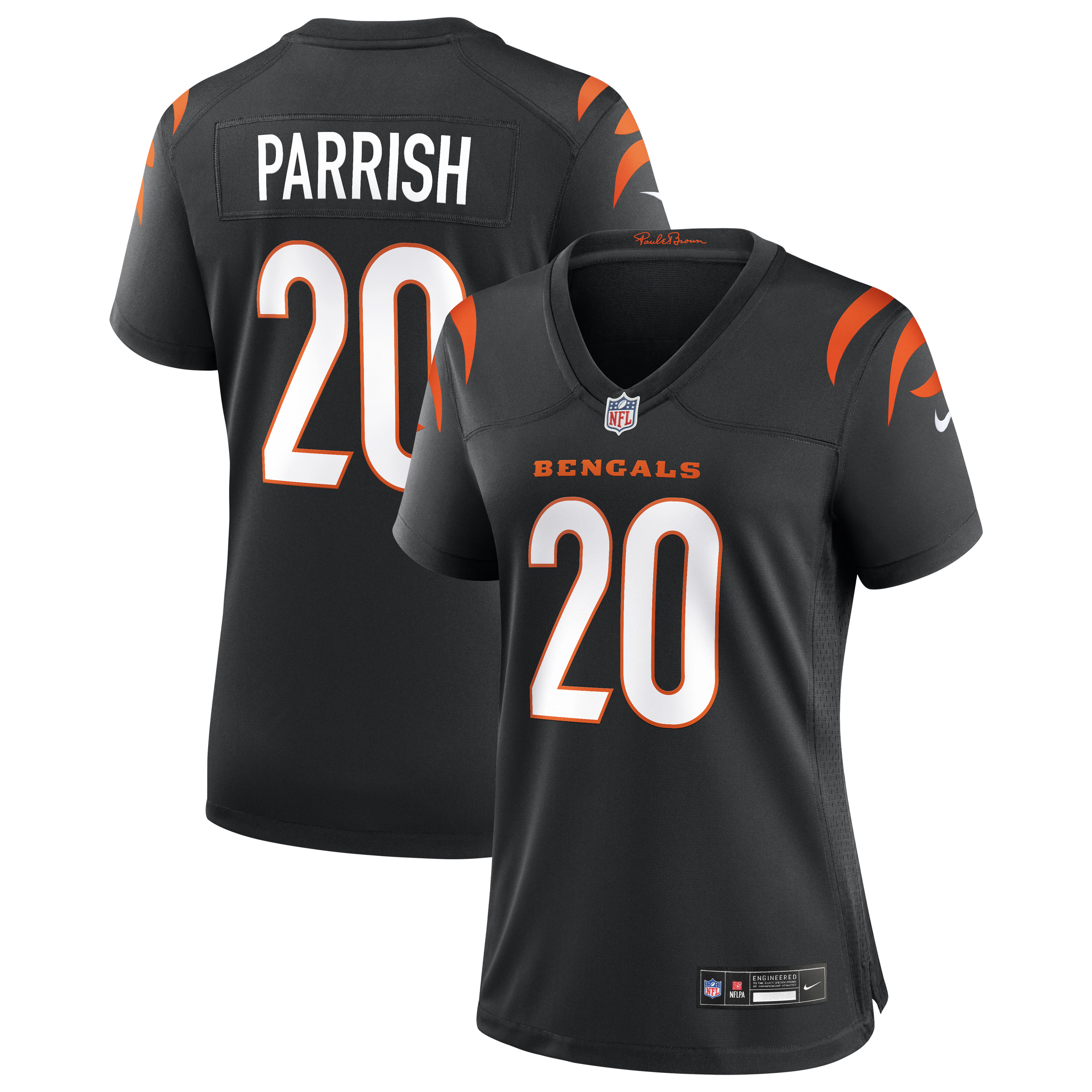 Women's Nike Lemar Parrish Black Cincinnati Bengals Team Retired Game Jersey