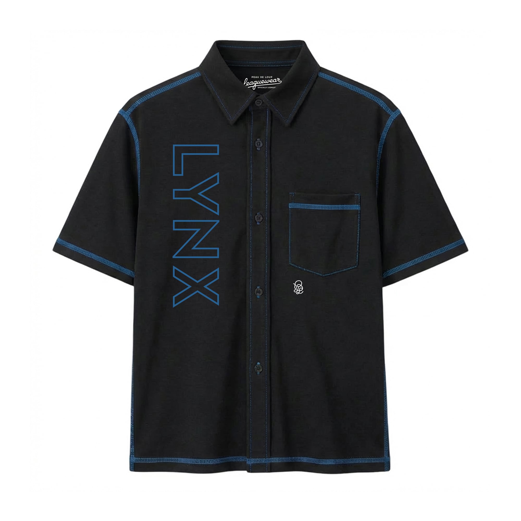 Unisex Peau De Loup Black Minnesota Lynx Club Button-Up Shirt
