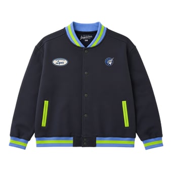 Unisex Peau De Loup  Navy Minnesota Lynx Sideline Fleece Full-Snap Varsity Jacket