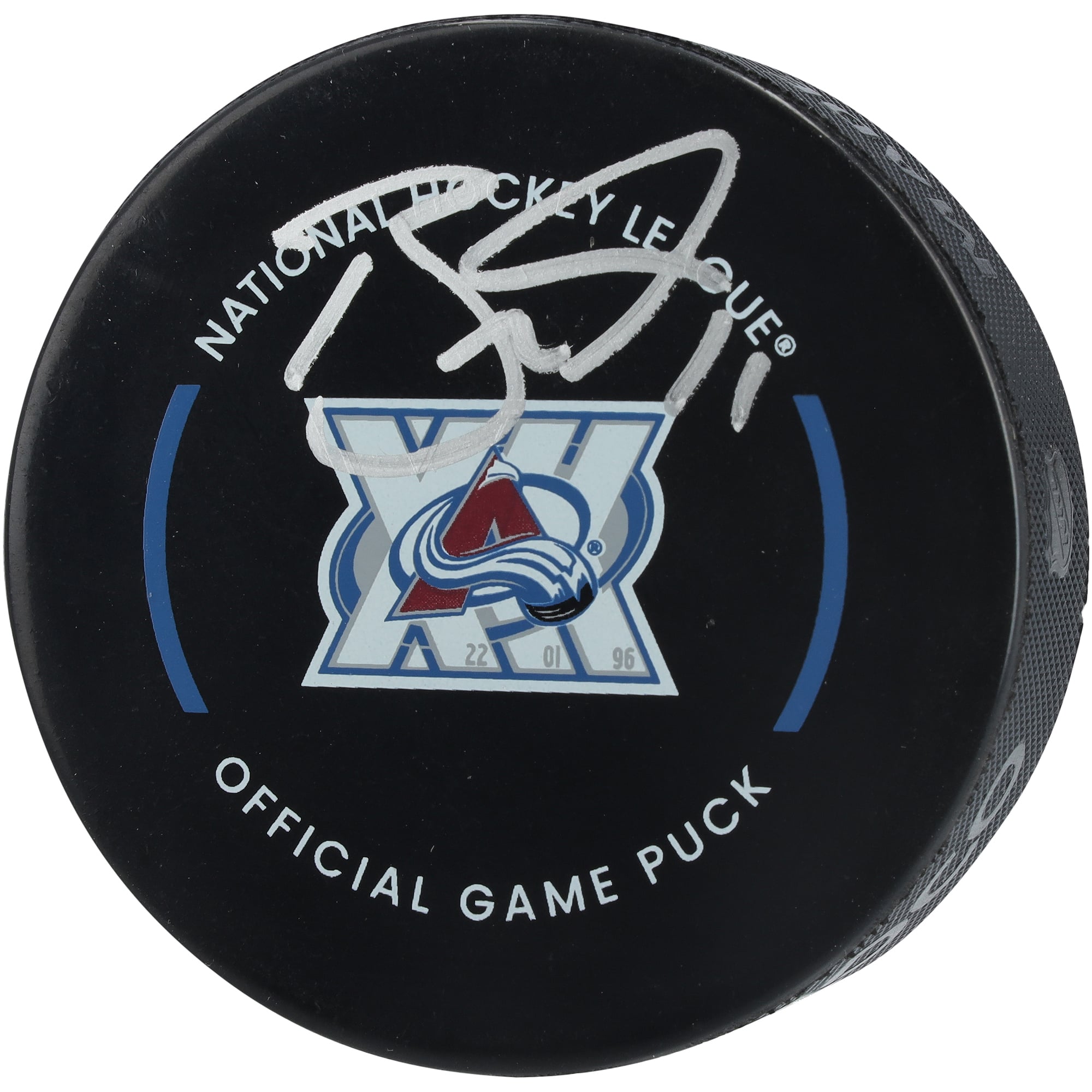 Brock Nelson Colorado Avalanche Autographed 30th Anniversary Official Game Puck