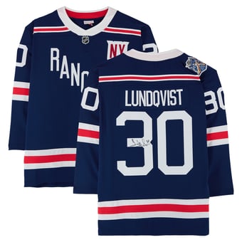 Henrik Lundqvist New York Rangers Autographed Mitchell & Ness 2018 Winter Classic Replica Jersey