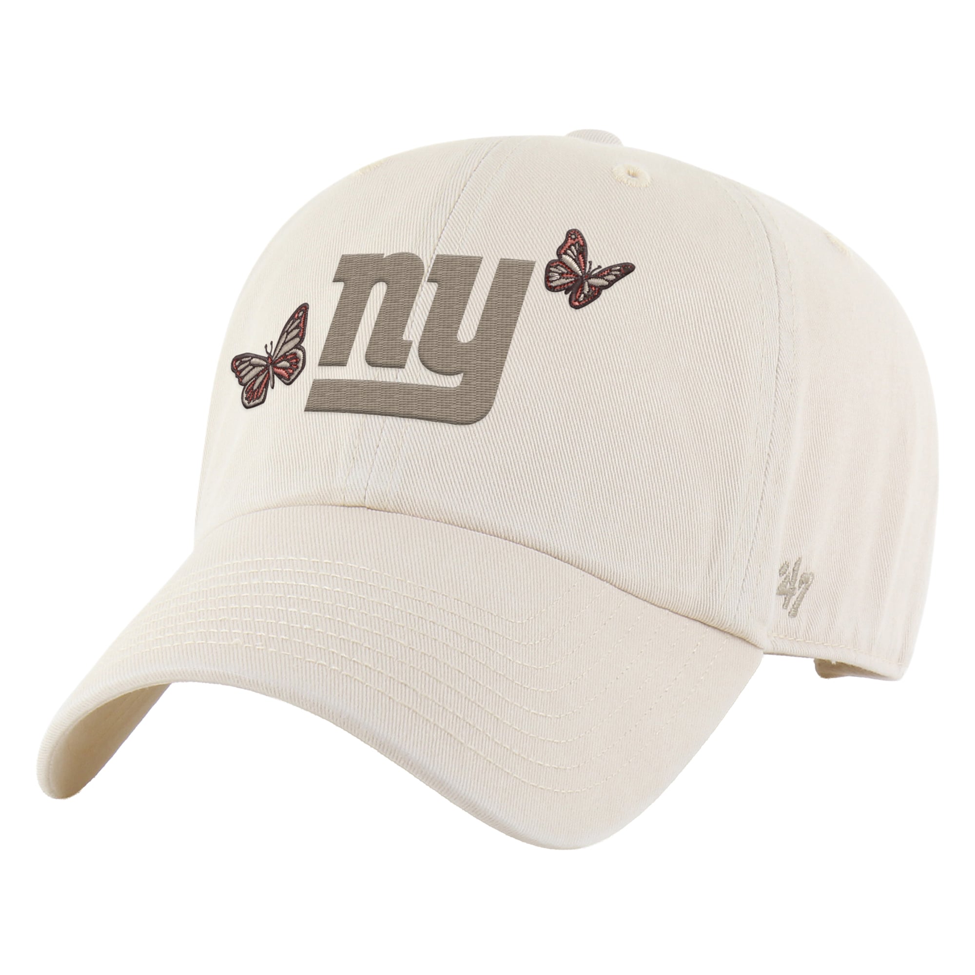 Women's '47 Natural New York Giants Icon Clean Up Adjustable Hat