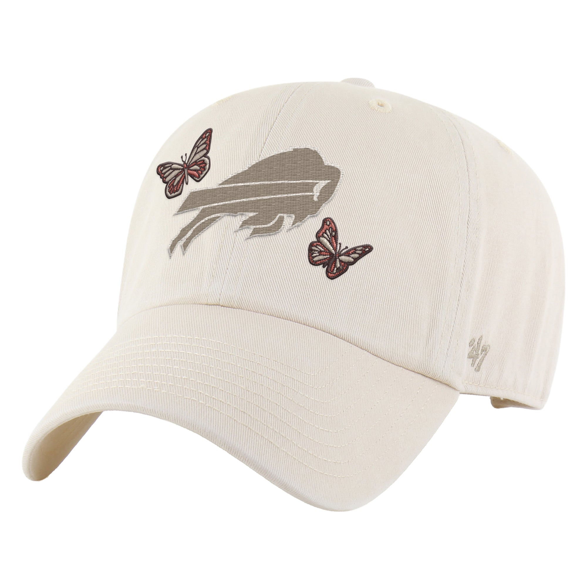 Women's '47 Natural Buffalo Bills Icon Clean Up Adjustable Hat