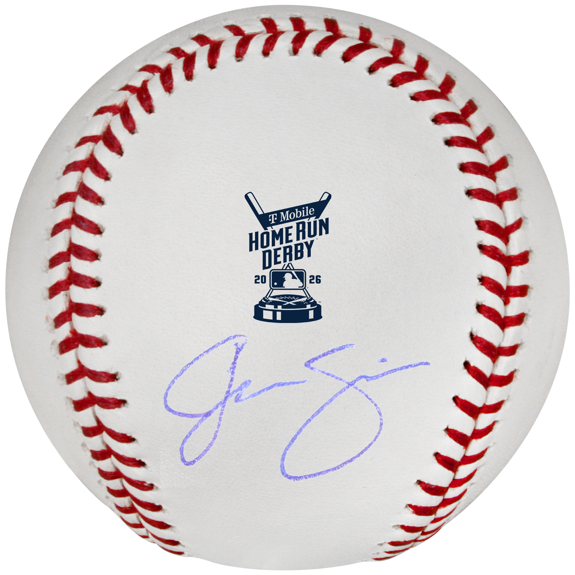 Jac Caglianone Kansas City Royals Autographed 2026 MLB Home Run Derby Logo Baseball
