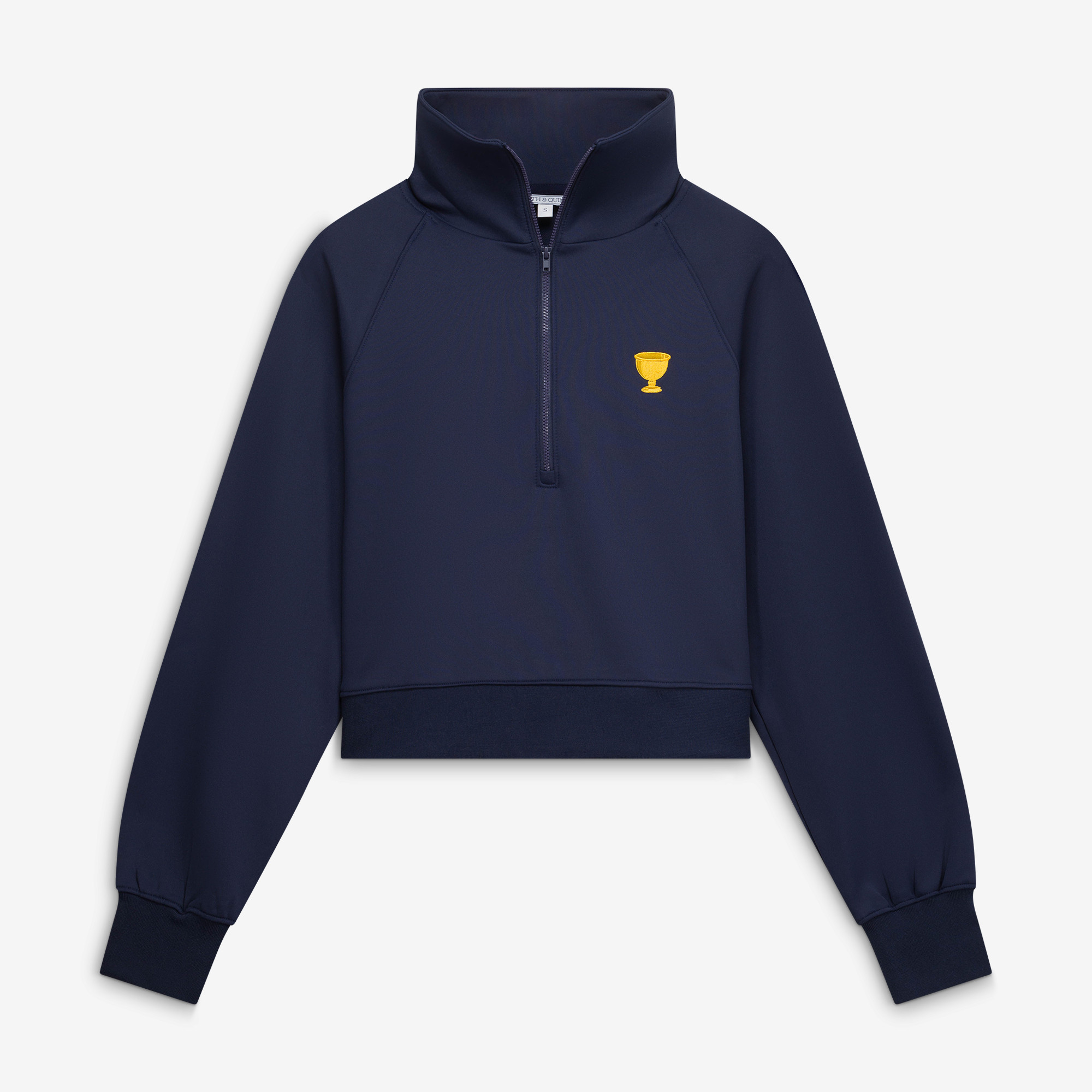 Women’s Smith & Quinn Navy 2026 Presidents Cup Nora Quarter-Zip Pullover Women’s Smith & Quinn Navy 2026 Presidents Cup Nora Quarter-Zip Pullover