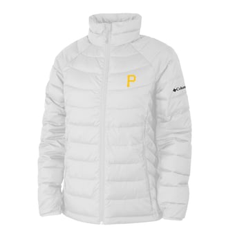 Women's Columbia White Pittsburgh Pirates Powder Lite II Full-Zip Jacket