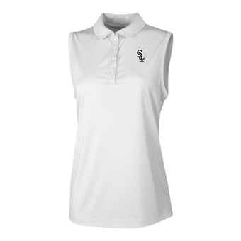 Women's Columbia White Chicago White Sox  Ace Flair Sleeveless Tank Polo