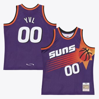 Men's Mitchell & Ness x Playboi Carti Purple Phoenix Suns 1999-00 Swingman Jersey