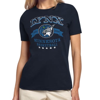 Women's Starter Navy Minnesota Lynx Bleachers & Banners T-Shirt
