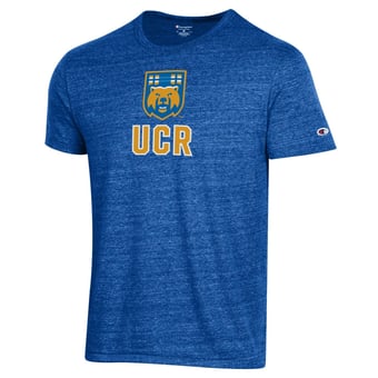 Men's Champion Royal UC Riverside Highlanders  Ultimate Tri-Blend T-Shirt