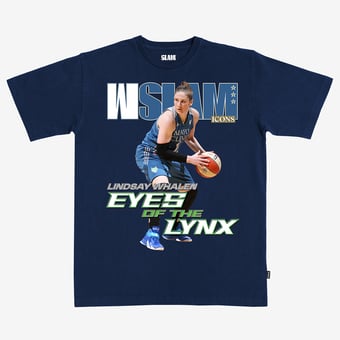 Unisex SLAM Lindsay Whalen Navy Minnesota Lynx Court Origins Cover T-Shirt