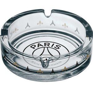 Cendrier rond blason PSG, vue 2
