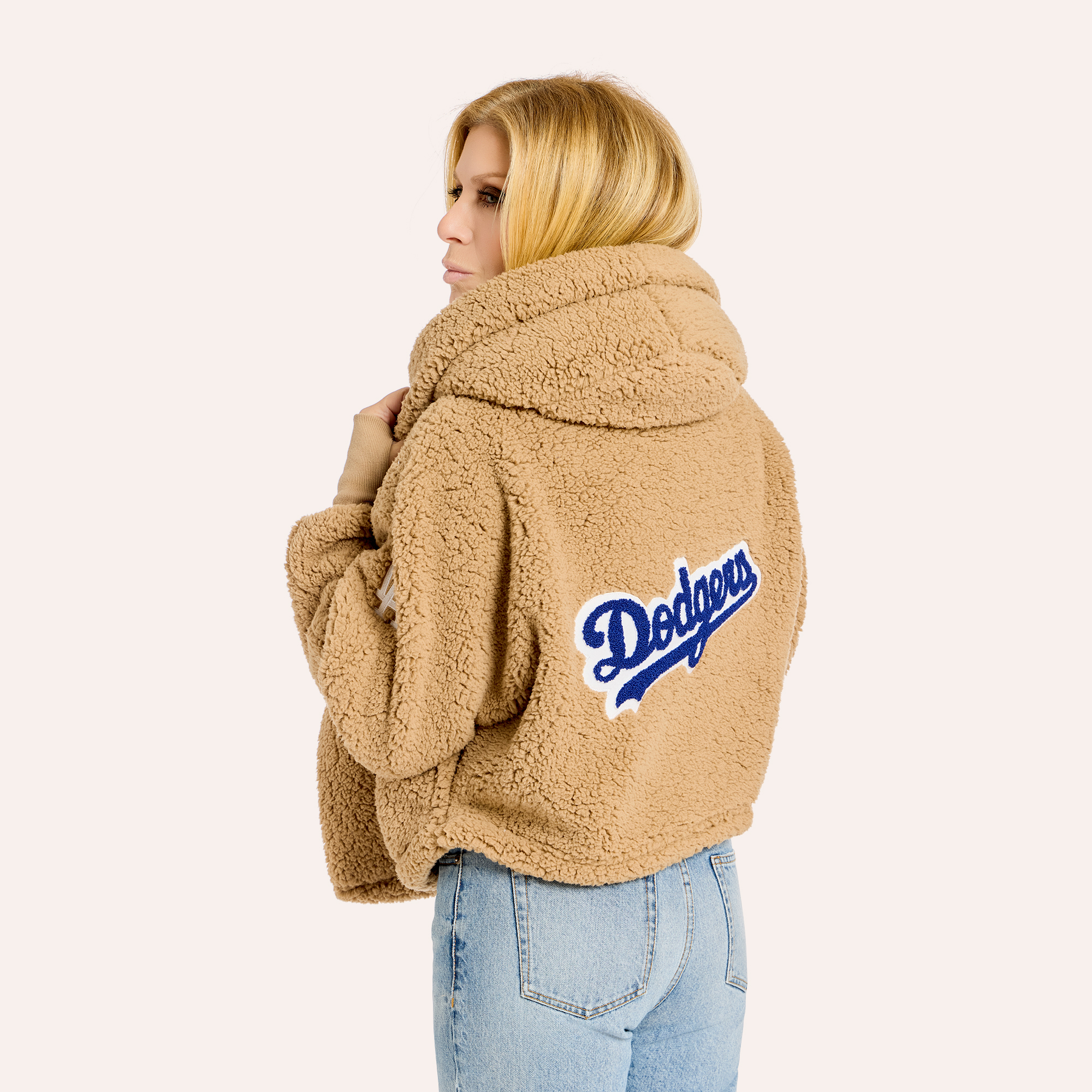 Women's by Jill Martin  Light Brown Los Angeles Dodgers Remix Lounger