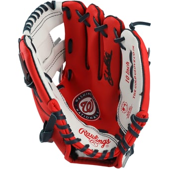 Eli Willits Washington Nationals Autographed Rawlings 10" Collectible Team Logo Glove