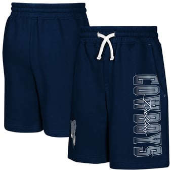 Youth Outerstuff  Navy Dallas Cowboys Audible Fleece Shorts