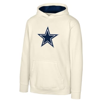 Youth Outerstuff  Dallas Cowboys Cream Prime Fleece Hoodie