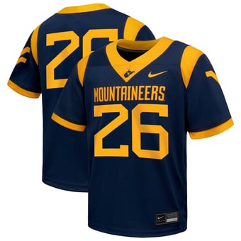 Preschool Nike  Navy West Virginia Mountaineers  Replica Football Jersey
