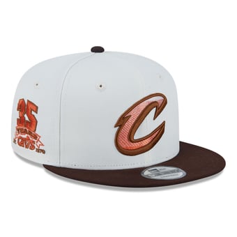 Men's New Era  White Cleveland Cavaliers Pumpkin Spice 9FIFTY Snapback Hat