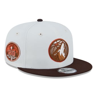 Men's New Era  White Minnesota Timberwolves Pumpkin Spice 9FIFTY Snapback Hat