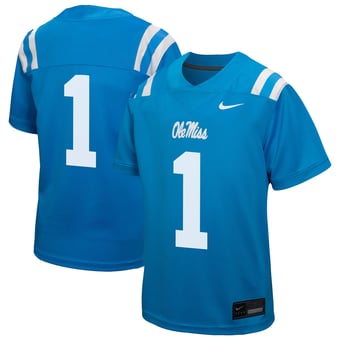 Toddler Nike  Powder Blue Ole Miss Rebels  Replica Football Jersey