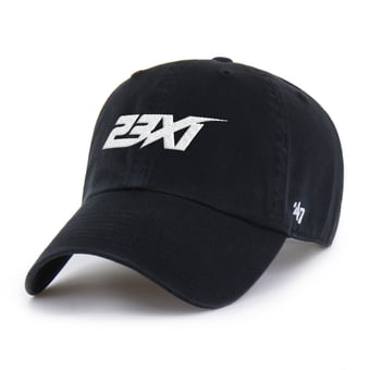 Men's '47 Black 23XI Racing Clean Up Adjustable Hat