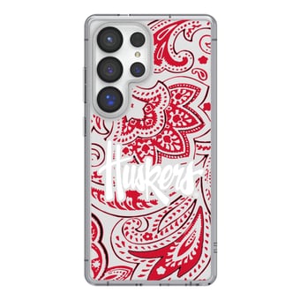 Keyscaper Nebraska Huskers Paisley Galaxy Clear Case