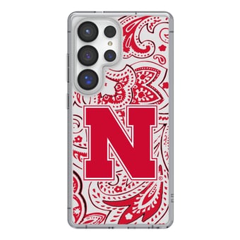 Keyscaper Nebraska Huskers Paisley Galaxy Clear Case