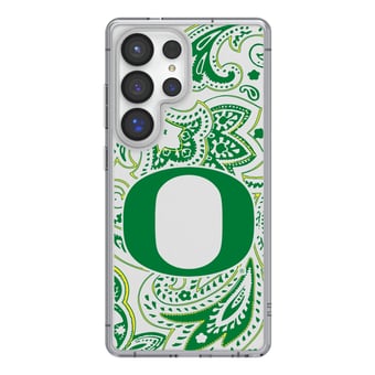Keyscaper Oregon Ducks Paisley Galaxy Clear Case
