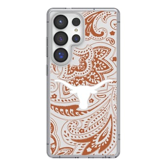 Keyscaper Texas Longhorns Paisley Galaxy Clear Case