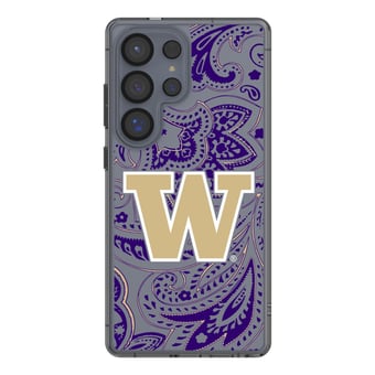 Keyscaper Washington Huskies Paisley Galaxy Clear Case