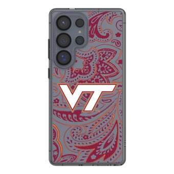 Keyscaper Virginia Tech Hokies Paisley Galaxy Clear Case