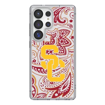 Keyscaper USC Trojans Paisley Galaxy Clear Case