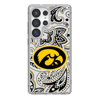 Keyscaper Iowa Hawkeyes Paisley Galaxy Clear Case